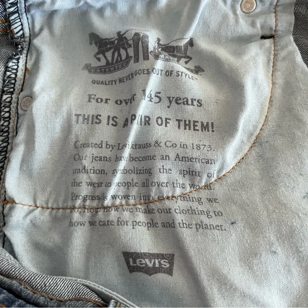 Levi's Classic Stretch Straight Blue Jeans